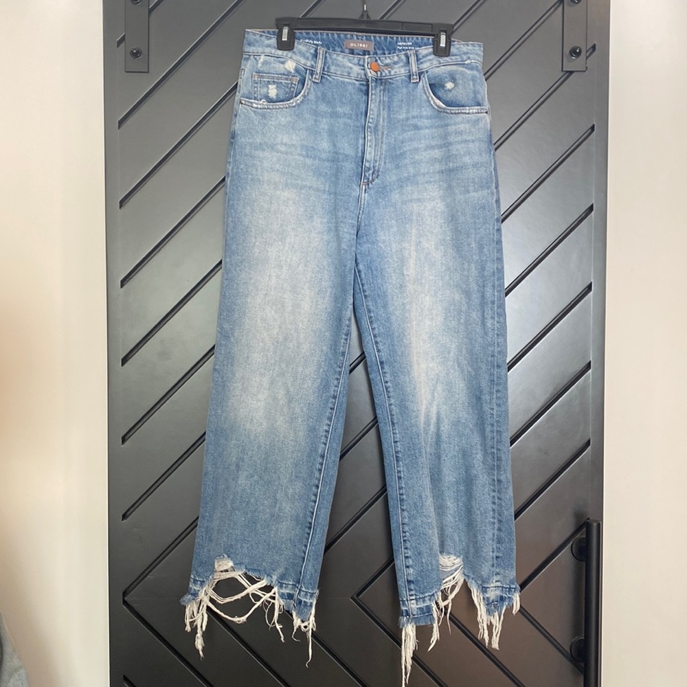 DL High Rise Wide Leg Jeans
